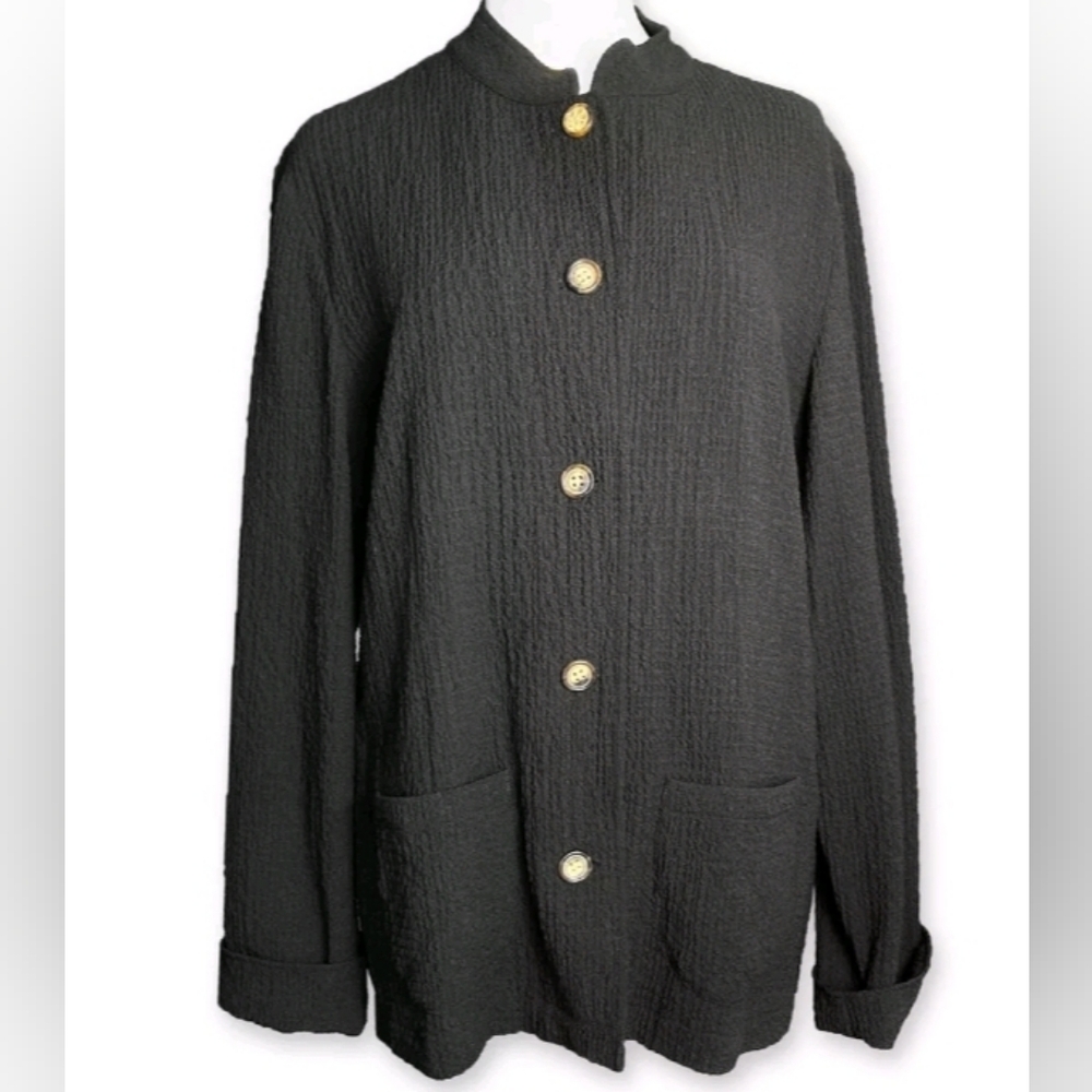 Orvis Mandarin Collar Button Down Size Medium - image 1